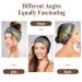 ELLEWIN Extra Wide Non-Slip Headbands for Women - Set of 4 African Boho Thick Hairbands for Yoga Workout Gym - Elastic Large Cloth Head Wraps Turbans - Buy Online on GoSupps.com