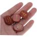 Holibanna Blue Model Foam 3pcs Palm Stone Mini Knit Hats Crystal Stone Pocket Worry Stone Chakra Gemestone Decoration Natural - Buy Online on GoSupps.com