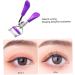 Eyelash Curler Lash Curler with Built in Comb Eye Lash Clip Cosmetic Makeup Curling Tool for Women Purple - Buy Online on GoSupps.com