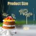 6pcs Happy Mother's Day Cake Topper Gold Acrylic Mothers Day Cupcake Topper Cake Picks Cupcake Toppers for Mothers Day Birthday Party Decoration Supplies - Buy Online on GoSupps.com