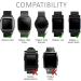 kwmobile USB Charger Cable for Pebble 2SE/2+/Time/Time Steel/Time Round - Black - Buy Online on GoSupps.com