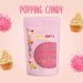 Pink Popping Candy 250g - Cocoa Butter Coated Unflavoured Natural Pink Coloured Popping Candy for Baking Cake Decoration Pink Coated 250g - Buy Online on GoSupps.com