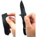 ALBATROSS Tactical Folding Pocket Knife with SpeedSafe Spring Assisted Opening - Black - Buy Online on GoSupps.com