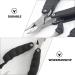 Beavorty 1Pc Folding hawk mouth pliers Toe Nail Clippers Adult Nail Clippers for Seniors Toenail Clippers for Thick Nails Ingrown Stainless steel Handle Rubber and Plastic Multifunction - Buy Online on GoSupps.com