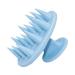 Silicone scalp massage brush shampoo hair brush for peeling and head massage shampoo brush improves the scalp perfect for relaxation hair washing brush blue unit size