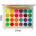 Neon Glitter Eyeshadow Palette 24 Colors Eyeshadow Glow Palette UV Glow in The Dark Blacklight Matte and Glitter Eye Shadow Pallet High Pigment Makeup Palette for Party - Buy Online on GoSupps.com
