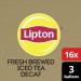 Lipton Decaf Black Unsweetened Iced Tea Bags - 3 Gallon, Rainforest Alliance Certified - 16ct - Buy Online on GoSupps.com