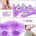 JAYIOLA 4x Massage Gloves with 9 Rotating Balls - Ultimate Face Neck Back & Foot Massage Tool for Relaxation - Buy Online on GoSupps.com