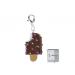 Handmade Miniblings Ice Cream Charm Zipper Pull - Brown Stemeis Fashion Jewelry | Silver-Plated Pendant for Bracelets - Buy Online on GoSupps.com