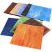 KIPHEPI 9 Sheets Mixed Textures Stained Glass 6x6 Pack - Art Glass Supplies for Crafts - Color Variety Textured Mosaic Tiles - Buy Online on GoSupps.com