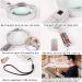 Magnifying Glasses for Hobbies Reading Magnifier Magnifying Glass LED Lights with Lanyard 10 Times HD Reading for The Elderly Vision - Buy Online on GoSupps.com
