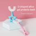 RWET Kids U-Shaped Toothbrush Food Grade Soft Silicone Brush Head 360 Degrees Oral Teeth Cleaning Design for Toddlers and Children  2-13 Year old L04 2-13 Year old - Buy Online on GoSupps.com