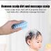 YIDM 3 Pcs Silicone Body Scrubber Shampoo Brush Set | Exfoliating & Scalp Massager | 2-in-1 Bath & Shampoo Brush for Babies, Children, Men, Women - Buy Online on GoSupps.com
