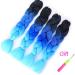 Ombre Jumbo Synthetic Braiding Hair Crochet Blonde Hair Extensions Jumbo Braids For Women(23) 24inch 23 - Buy Online on GoSupps.com