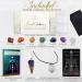 ZATNY Travel Chakra Crystals and Healing Stones Collection - 7 Chakra Set Tumbled Stones Chakra Pendulum Interchangeable Cage Necklace Reference Card Portable Case Ebook Travel Chakra Collection - Buy Online on GoSupps.com
