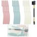 Leikedun 12 PCS Eyebrow Razors Facial Hair Remover Face Shaver Trimmer Shaper Razor Dermaplaning Blades for with 1 PC Eyelash Brush and Storage Box Exfoliating Tool Women Men