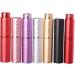 Angoily Travel Small Spray Bottle - 10.3cm Glass Container | Black | Perfect for Travel & Skincare - Buy Online on GoSupps.com
