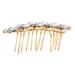 DOITOOL Fashionable Diamond Hair Accessories Wedding Hair Accessories Hair Pin Wedding Decor Hair Clips Hair Barrettes Bride Hair Clip Horse Eye Hair Comb Crystal Women's