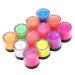 Fluorescent Powder Set - 12 Colors Glow in the Dark Nail Art & Party Decoration | DIY Phosphorus Manicure Accessories for Halloween - Buy Online on GoSupps.com