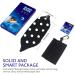 Mavogel Cotton Sleep Mask - Soft Eye Cover for Men & Women | Light Blocking Night Eyemask for Sleeping Yoga Nap & Meditation | Includes Travel Pouch (Dot Style - Buy Online on GoSupps.com