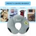 Uraqt Travel Pillows for Children - Soft Animal Neck Support Pillows for Car Aircraft & Train - Ideal Gray Baby Sleeping Cushions - Buy Online on GoSupps.com