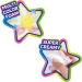 INKEE Foamy Star Bath Bombs for Kids | Set of 2 Star-Shaped Blueberry Scented Creamy Bath Bombs in 2 Colors - Perfect for Fun Bath Time - Buy Online on GoSupps.com