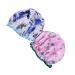 Hemoton 2pcs Shower Cap Shower Caps for Kids Bonnet Cap Shower Hat European and American Child Satin & Peva Styling Hat Kids Satin Bonnet Beauty Hair Hats Women Shower Hat Head Wrap Cap