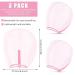 Flutesan 3 Pieces Makeup Protector Hood - Nylon Chiffon Zipper Closure Face Cover for Women | Ideal for Weddings & Beauty (Pink - Buy Online on GoSupps.com
