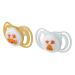 Neobaby Light Pacifier with Anatomical Silicone Lid - 2 Pack (12+ Months) - Orange | Optimal Comfort & Safety for Baby - Buy Online on GoSupps.com
