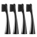 Seago Toothbrush Replacement Heads for SG-540 Pack of 4(Black)