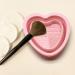 Makeup Brush Cleaning Mat Silicone Cosmetic Brush Cleaning Pad Heart Foldable Brush Cleaning Bowl Portable Cosmetic Brush Cleaner Washing Tool for Makeup Brushes A11ZDQJW Pink - Buy Online on GoSupps.com