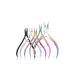 UNbit Nail Clipper Stainless Steel Professional Remover Scissors Finger Care Manicure Nail Clipper Dead Skin Special Nail Scissors Tools 5pc