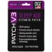 Melatonin Sleep Patches - Sleep Aid Vitiman Patches Calming Lavender with Magnesium Valerian Root Supplement - Natural Vegan Formula