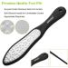 BEZOX Premium Double-Sided Foot File for Dead, Hard Skin & Callus Removal | Portable Foot Care Tool with Soft Silicone Handle | Heavy Duty Stainless Steel | Light Black - Buy Online on GoSupps.com