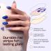 Gya Labs Nail Stickers - 20 Pcs Semi-Cured Gel Nail Strips for Long Lasting Nail Art - Lavender Pattern | Stick on Nails for Women - Buy Online on GoSupps.com