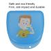 Buy Blue Impact-Resistant Dental Retainer Case - Waterproof Washable & Dustproof | Reusable Mouth Protection for Travel & Home - Buy Online on GoSupps.com