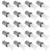 Gogogmee 20Pcs Universal Nose Trimmer Heads Portable Nose Hair Remover Replacement Nose Hair Blades Nose Hair Trimmer Blades