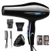 Hair Dryer Diffuser Hairdryer 2 Speed 3 Heat Settings and Cool Button Fast Drying Salon Blow Dryer Hair Dryer for Multi Hairstyles Professional Hair Dryer with Diffuser and Concentrator Attachments