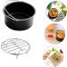 Cabilock 1set Air Fryer Accessories BBQ Rack Air Fryer Pot Accessories Baking Rack Cake Rack Stainless 5pcs - Buy Online on GoSupps.com