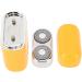 Mini Electric Beard Trimmer - Portable Waterproof Type C Charging for Men | Travel Essential (Orange - Buy Online on GoSupps.com