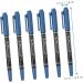 6pcs Eyebrow Eye Mapping Makers Oil Position Brow Waterproof Mark Fine Makeup Pens Marking Pen 13.9x1.8cm Blue - Buy Online on GoSupps.com