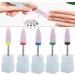Nail Drill Bits Professional Nail Polisher Nail Manicure Tool Ceramic Cylinder Nail Manicure Tools Excellent for Grinding Polishing Peeling Drilling Carving Nair Art Tools (Perfect Polisher Set) - Buy Online on GoSupps.com
