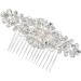 DOITOOL 1pc Flower Side Hair Comb Teasing Combs for Women Hair Combs for Women Accessories Rhinestone Hair Comb Pearl Hair Comb Pearl Inlaid Hair Comb Hair Piece Wedding Bride - Buy Online on GoSupps.com