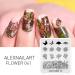 Alexnailart 5pcs Nail Art Stamping Plates Set Flower Leaves Geometry & Star Prints Top Quality Manicure Templates & Animal Designs - Buy Online on GoSupps.com