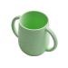 BABI  Baby Toddler Silicone Cup  100% Food Grade Silicone  with Two Comfort Handles  Perfect for Training (green)