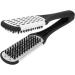 Hair Straightener Brush Anti Static Dual Brush Comb Professional V Shaped Clamp Styling Comb Hair Straightening Comb Hairdressing Tool for Home Travel - Buy Online on GoSupps.com