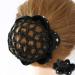 Hair net for bun for ballet/dance dotted black 1 piece