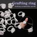 Limko Glue Rings 100PCS Cute Triangle White Glue Cups for Lash Extensions - Makeup Cup for Eyelash Glue Holder - High-Quality Supplies - Buy Online on GoSupps.com