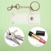 FOMIYES Chapstick Keychain Holder - Clear Lip Balm Sleeve for Women & Girls | Lipstick Case with Key Rings for Travel - Buy Online on GoSupps.com