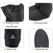 KRATARC Waterproof Foldable Shoe Covers - Black X-Large for Outdoor Cycling, Walking, Hiking - Reflective Snow Gear for Men and Women - Buy Online on GoSupps.com
